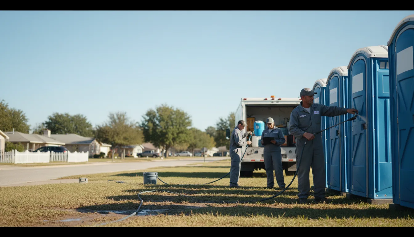 Long-Term Portable Toilet Rental in Orange Grove, TX near me